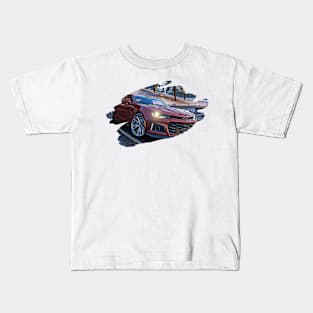 Camaro ZL1 Art Print Kids T-Shirt